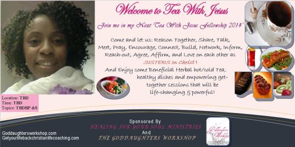 First Tea with Jesus Flyer 2014